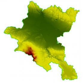 Generating a digital terrain model